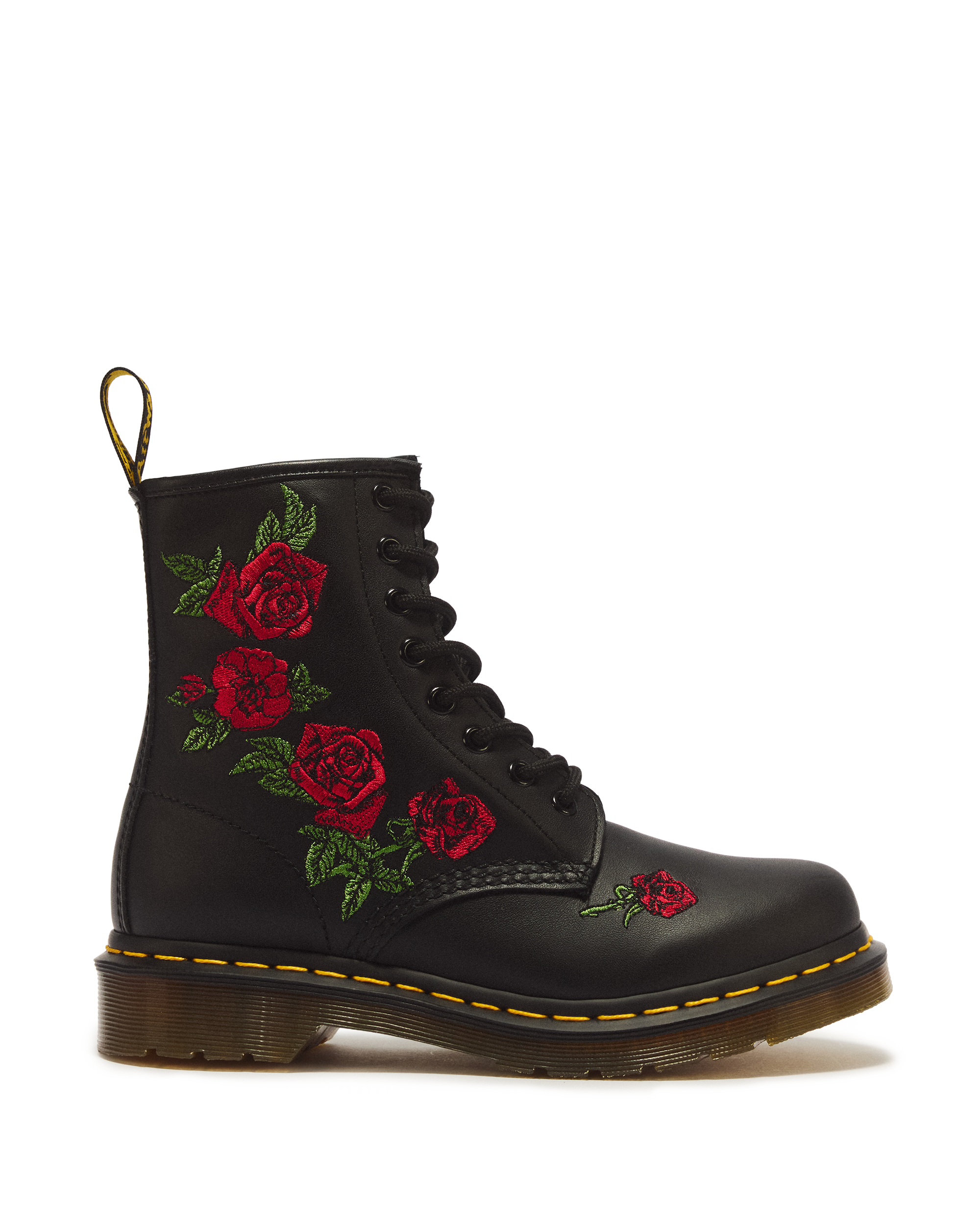1460 Vonda Floral Leather Lace Up Boots