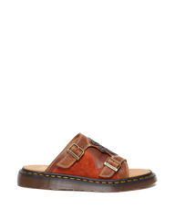 Dayne Made in England Leather & Suede Applique Slides