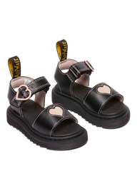 Toddler Marlow Hearts leather Sandals
