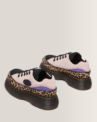 Buzz 5-Eye Leopard and Suede Shoes