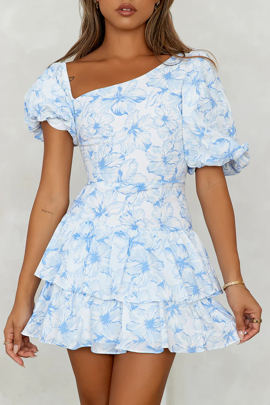 Sale-Dress Ladylike Etiquette Mini Dress White