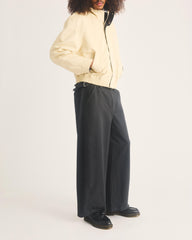 Adrian Yellow Stitch Leather Tassel Loafers