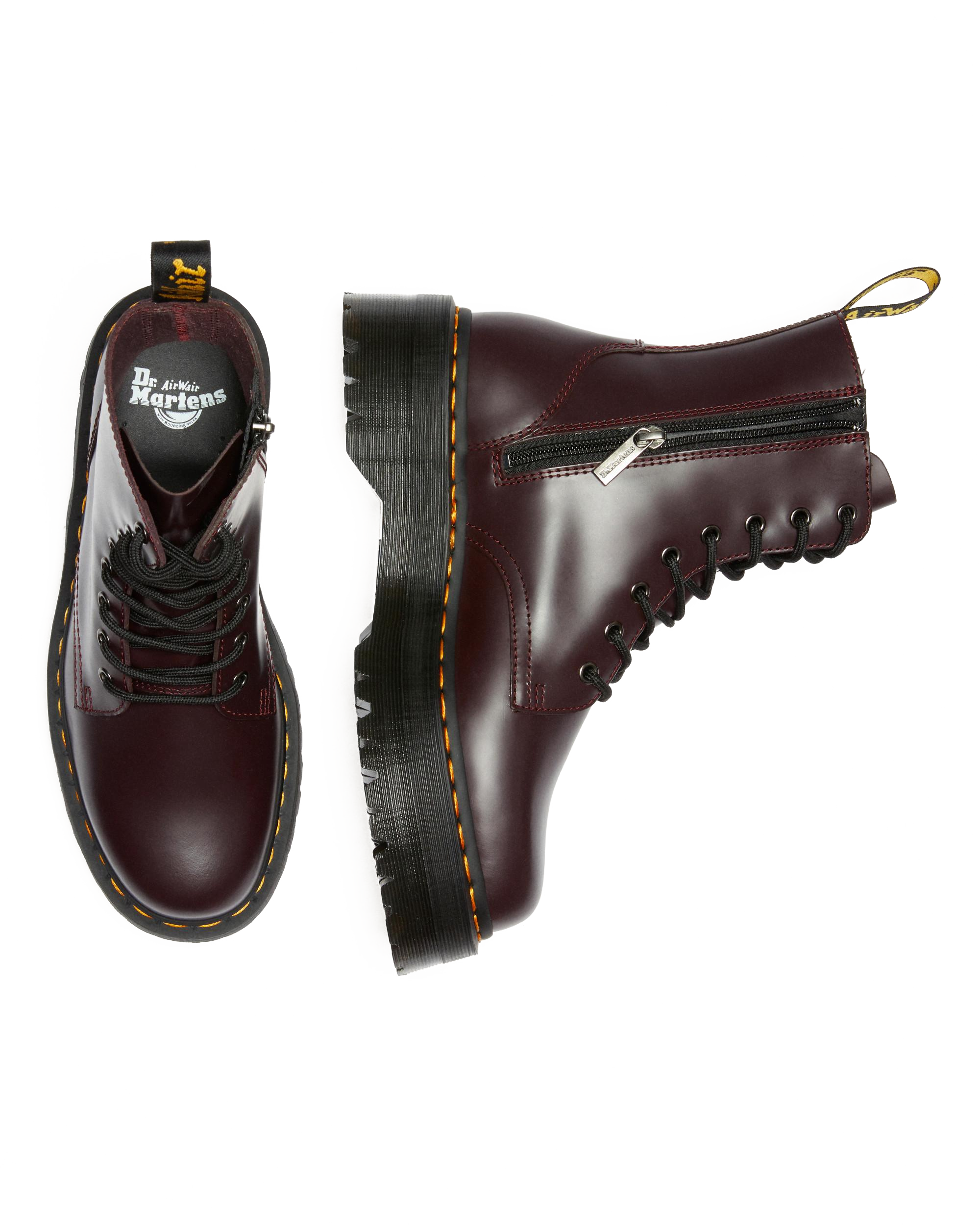 Jadon Boot Smooth Leather Platforms
