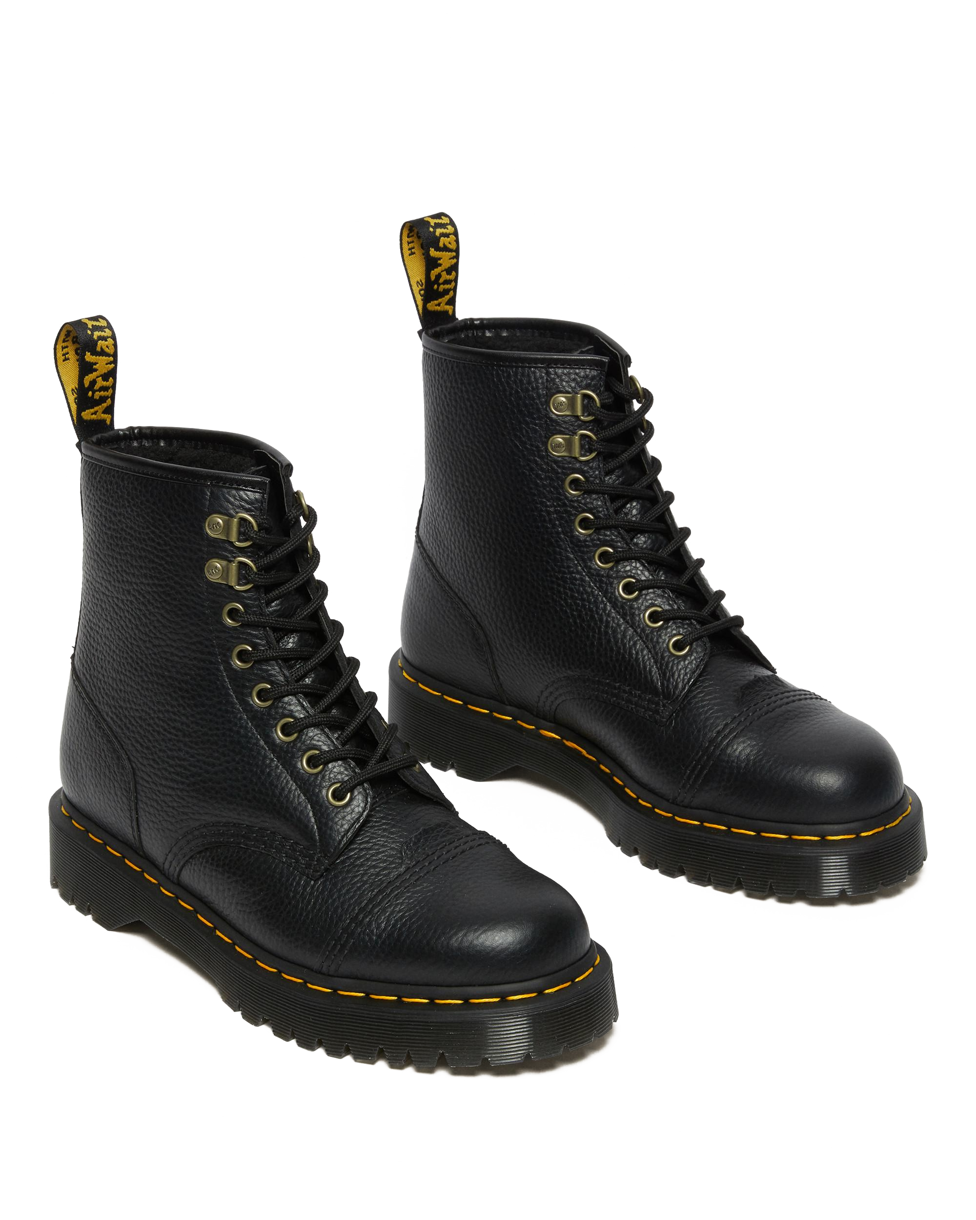 1460 Bex Fleece-Lined Leather Lace Up Boots 