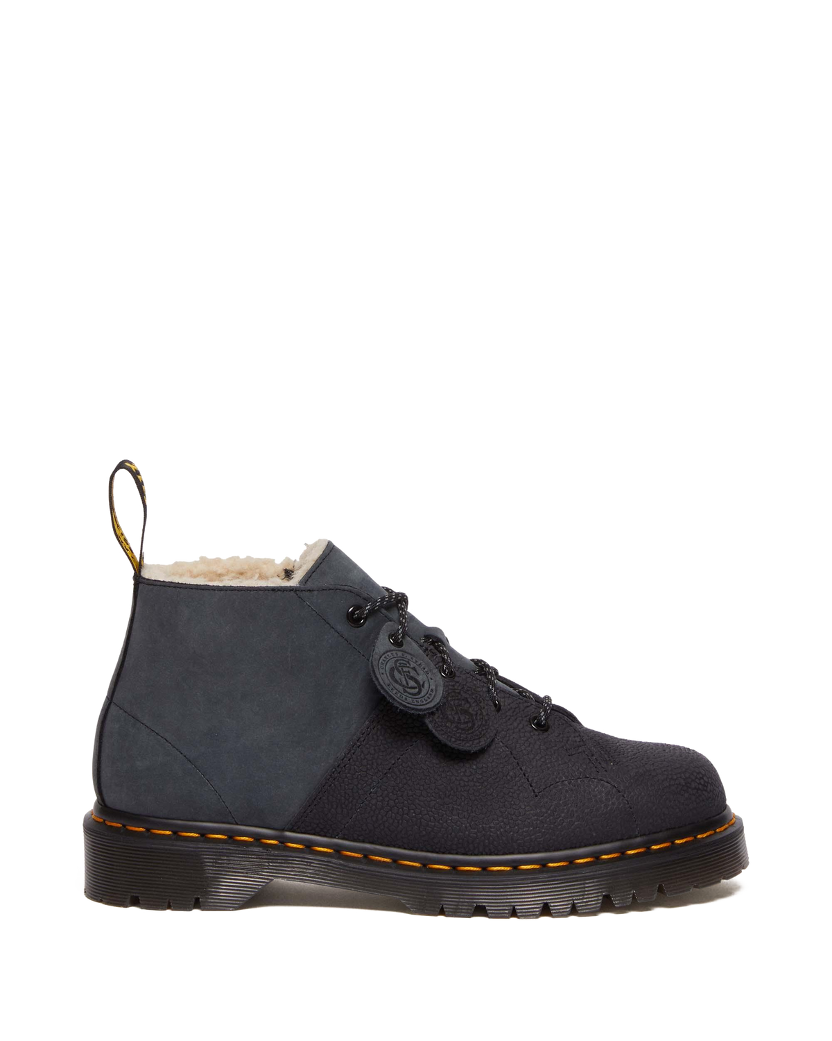 Church Nubuck & Pebble Leather Monkey Boots