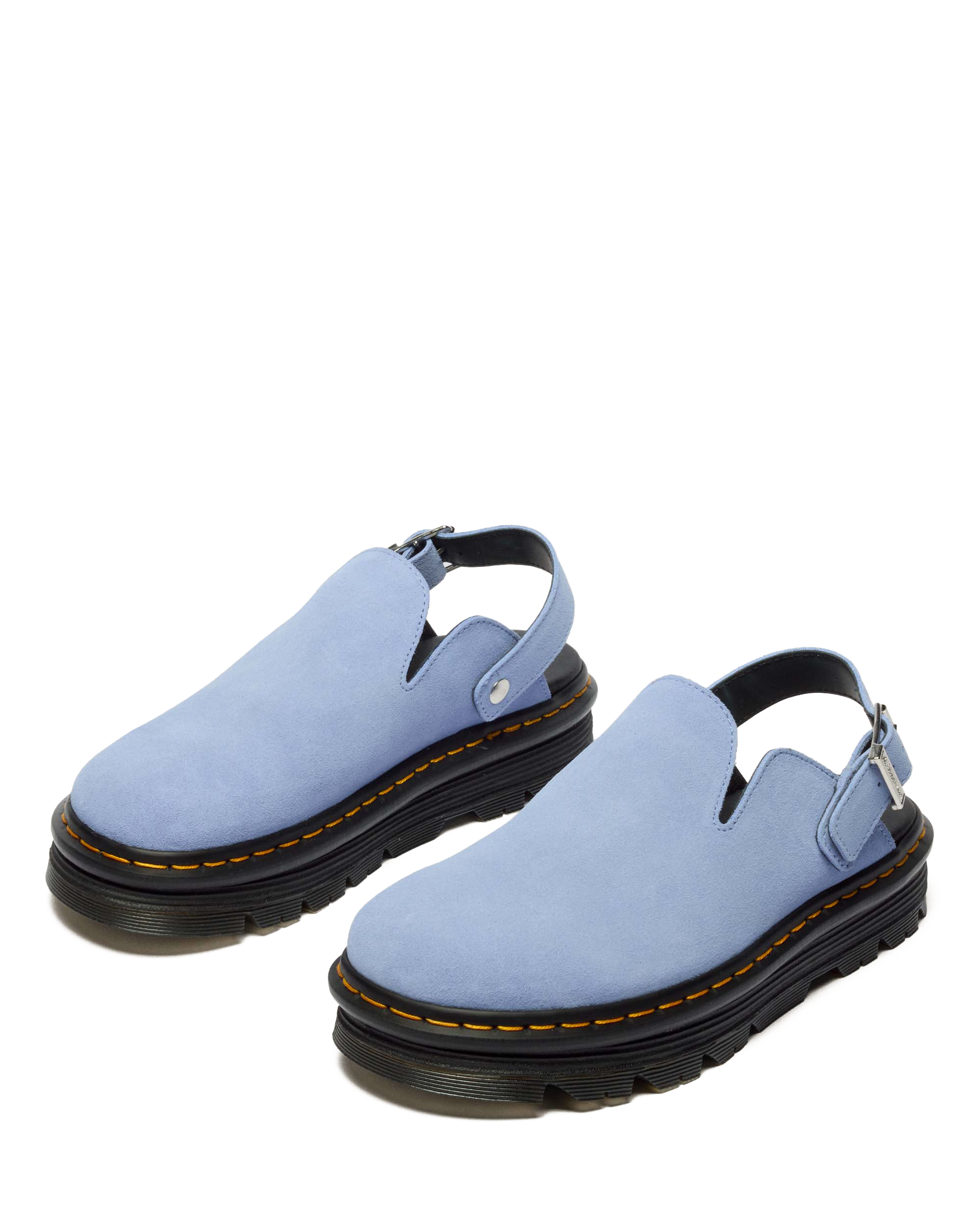 Zebzag Suede Casual Slingback Platform Mules
