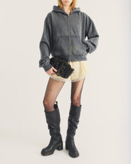 Kasey Virginia Leather Tall Heeled Boots
