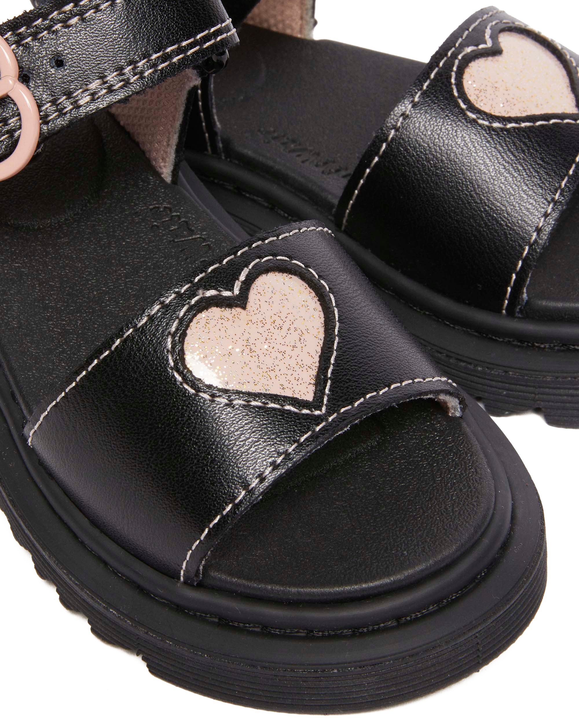 Toddler Marlow Hearts leather Sandals