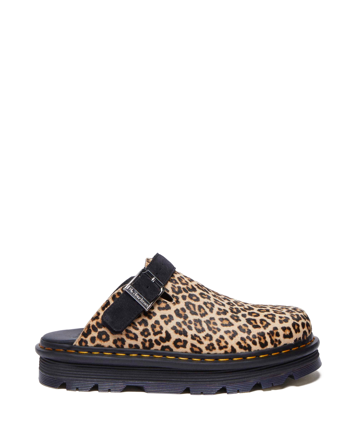 Zebzag Leopard Casual Slingback Platform Mules