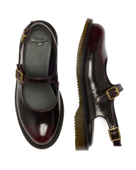 Madaline Mary Jane Rub Off Leather Sling Back Shoes 
