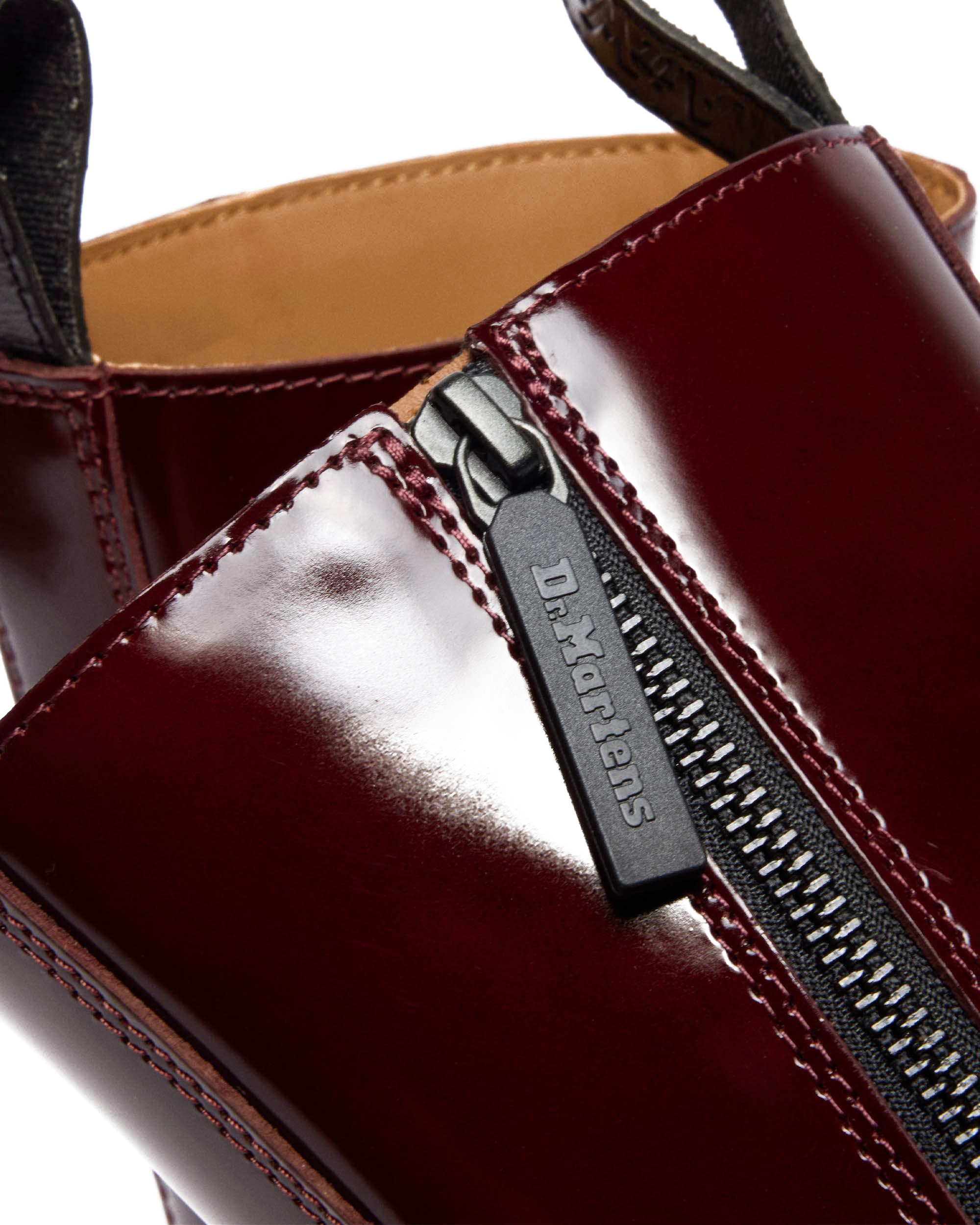 Rejena Lacquered Leather Boots