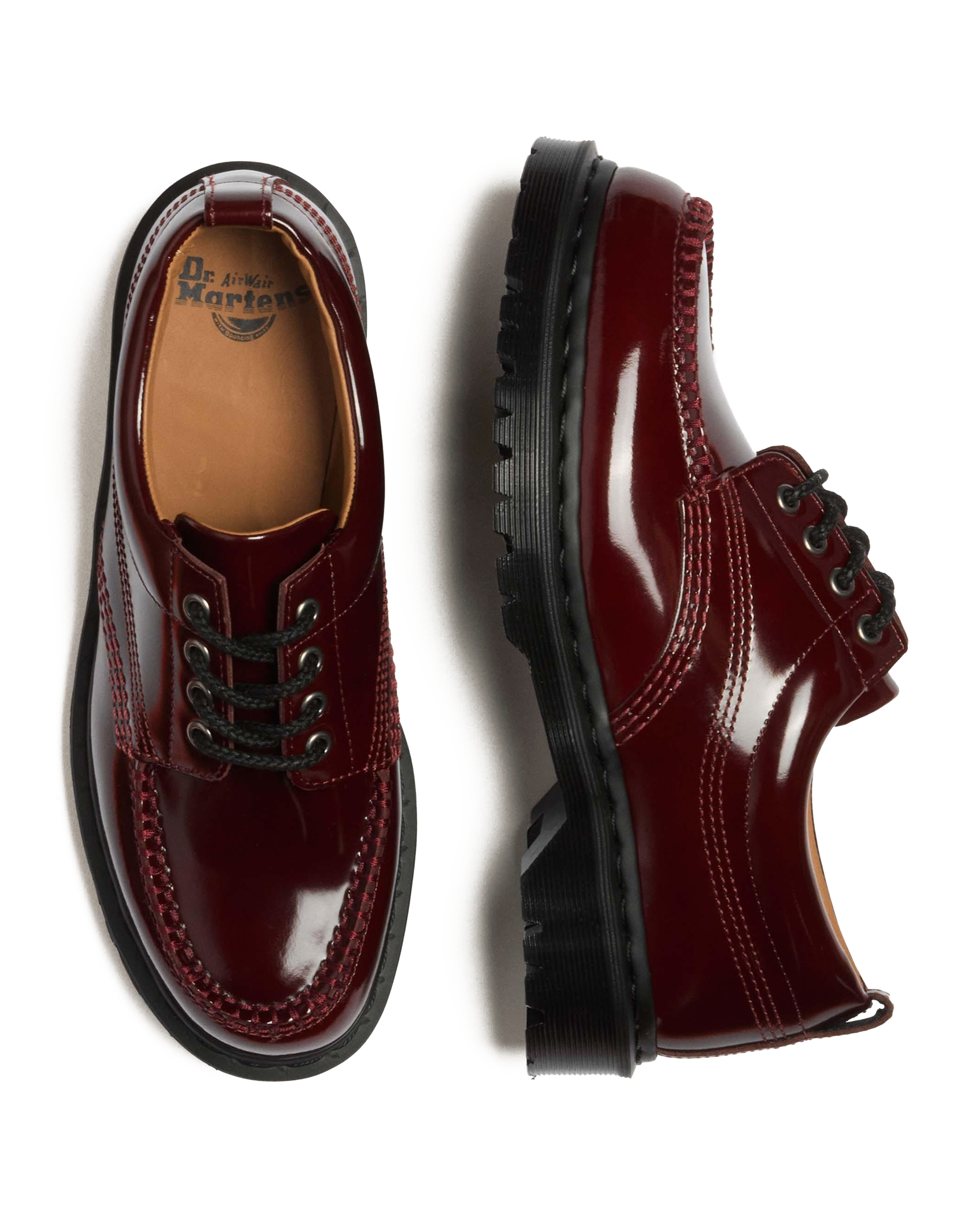 Lowell Lacquered Moc Toe Shoes
