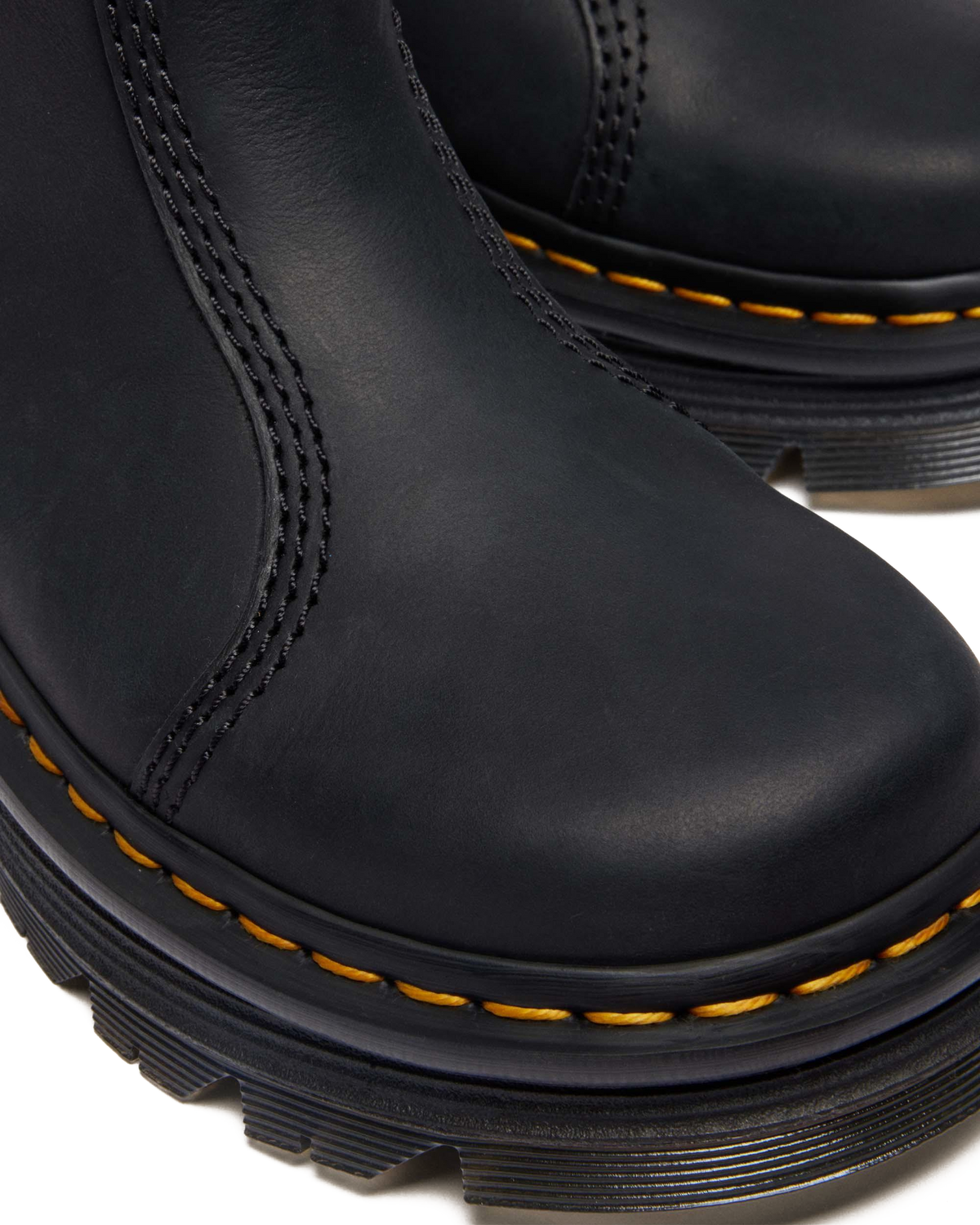 Zebzag Rigger Slip On Leather Boots