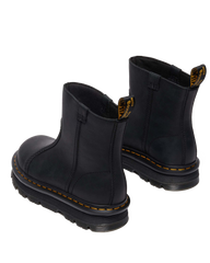 Zebzag Rigger Slip On Leather Boots