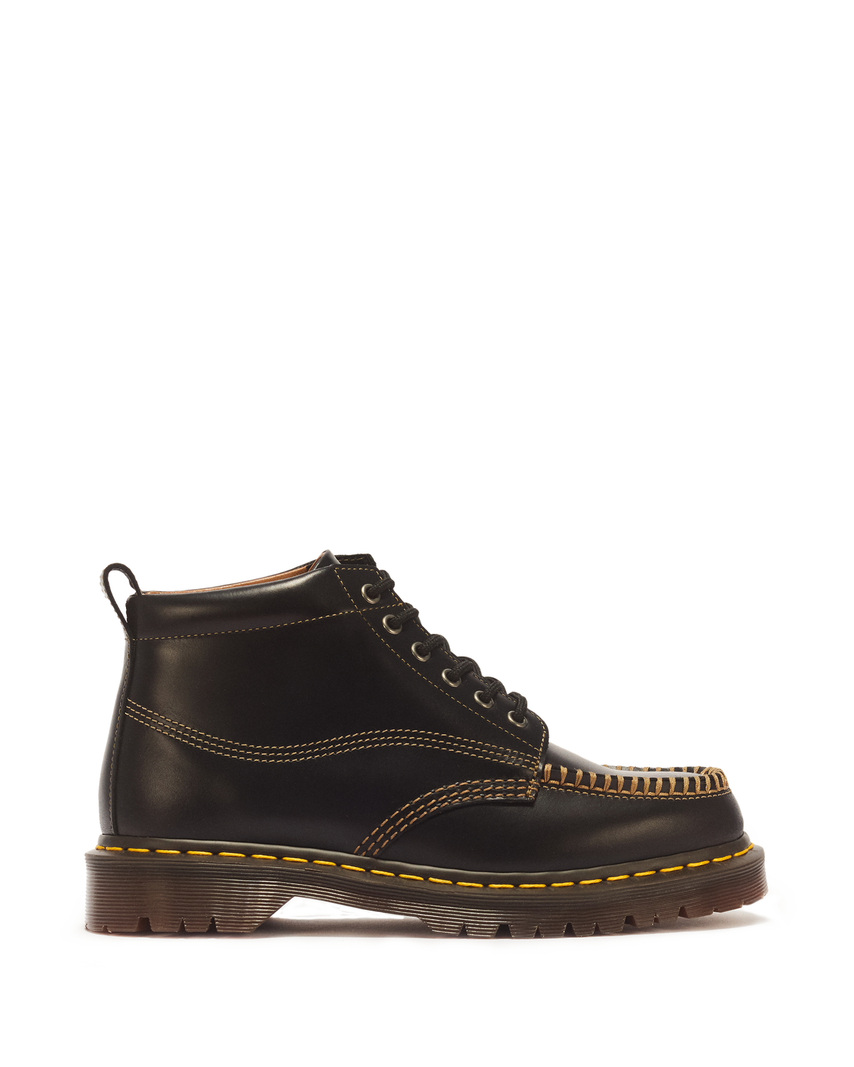 LOWELL CHUKKA MOC TOE LEATHER ANKLE BOOTS